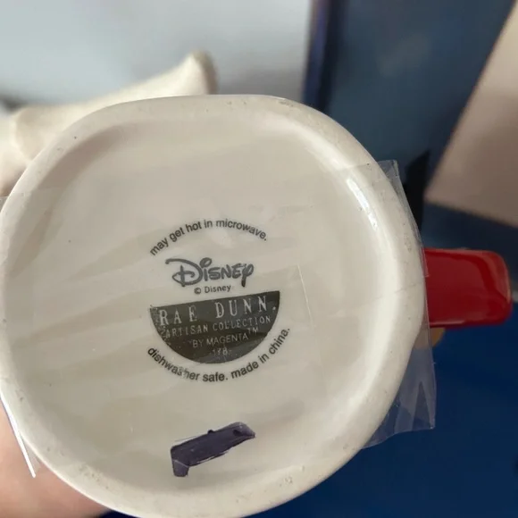 Disney Rae Dunn Peter Pan Captain Hook Double Sided Mug with Hat Topped Lid - Picture 7 of 7